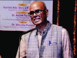 Dr. Avadeshkumar Singh, the Key-Note Addresser of the Two Days National Conference, 1st & 2nd March 2019