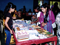 students participation in fun world during annual social gathering 2013-14